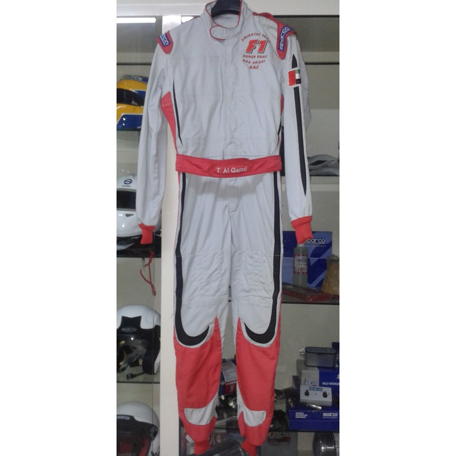 134/140 Speed Racewear Tuta kart da corsa Nero e Giallo Tuta Stile Formula 1 Karting Suit 